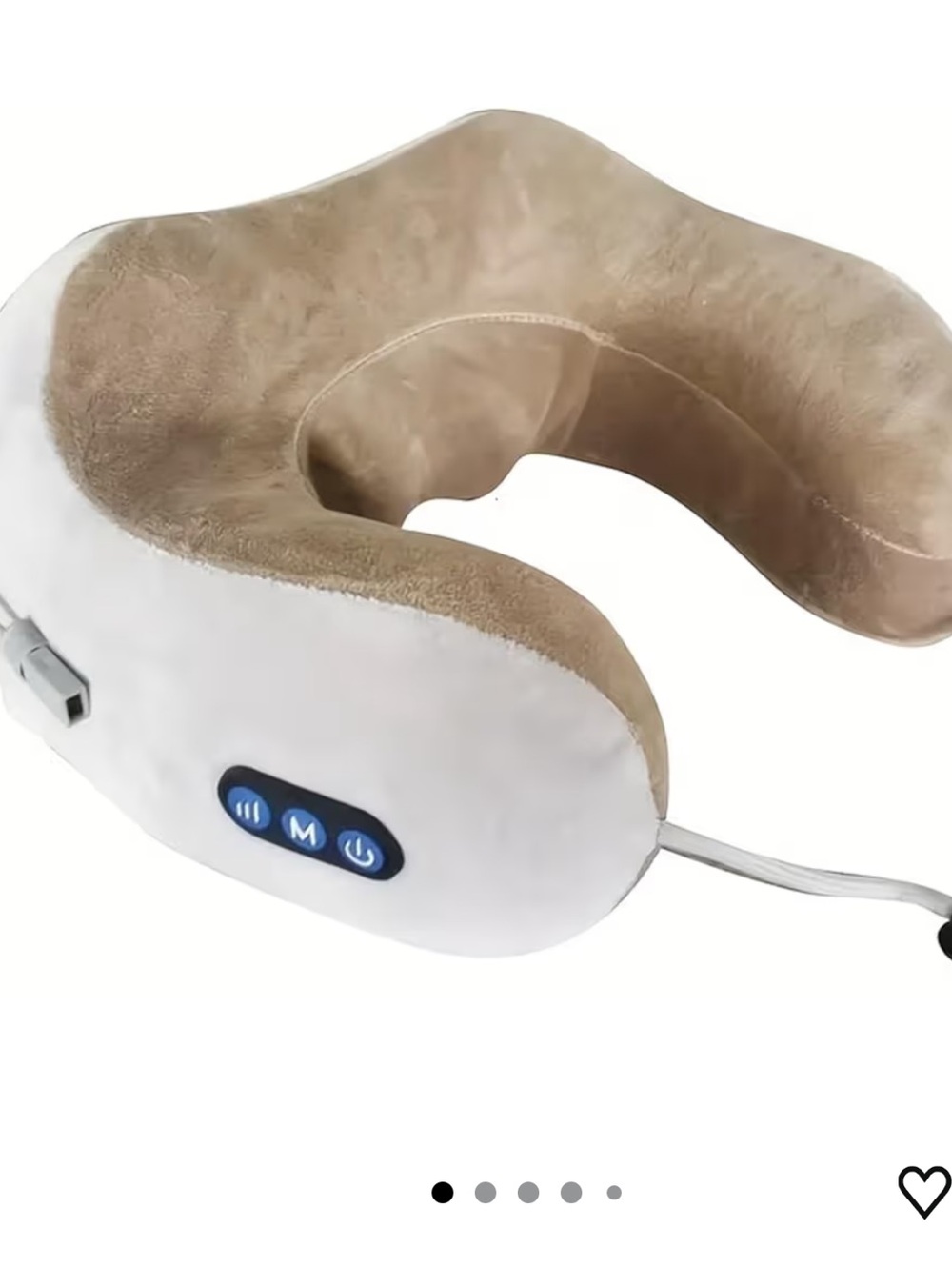 Rechargeable U-Shaped Neck Massage for Travel, Car, Office & Home Use Ideal